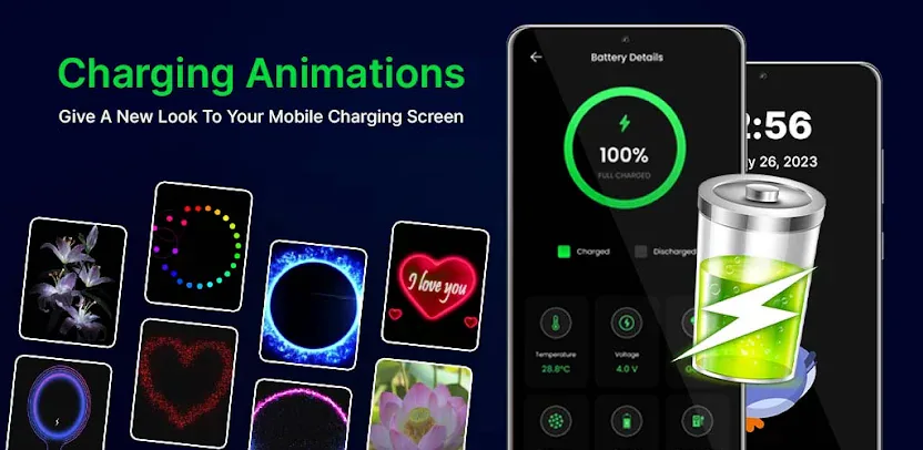 Charging Animation — Android app by Hussnain Mehdi