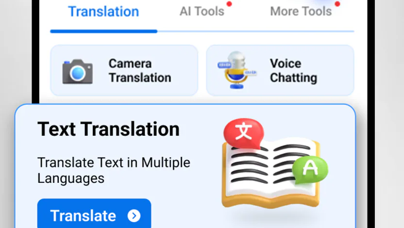 Translator App — Android app by Hussnain Mehdi
